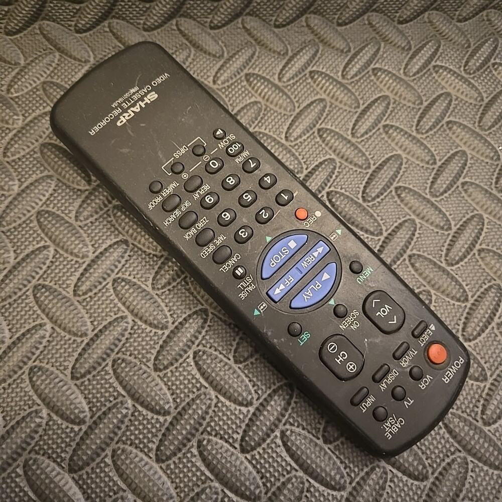 Sharp VCR Remote Control Tested Working - Picture 2 of 3